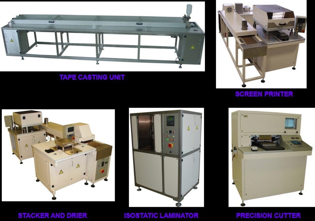 TAPE CASTING AND MULTI LAYERED FABRICATION EQUIPMENTS CSIR NAL